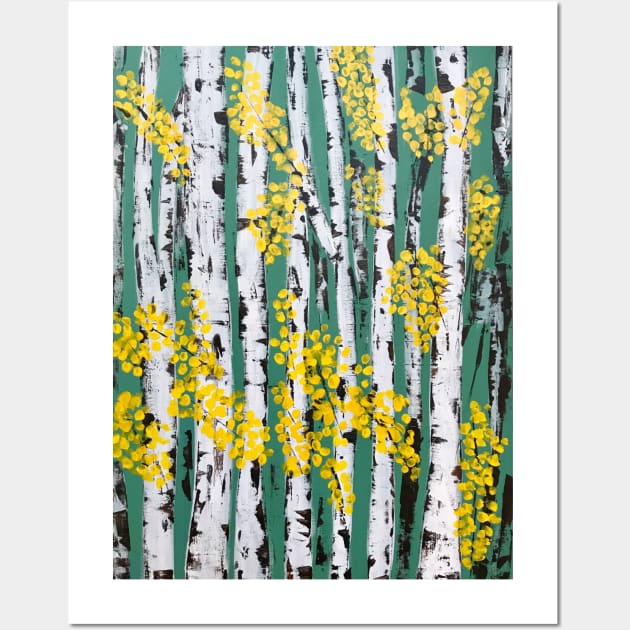 Aspen Trees Wall Art by hemantgore